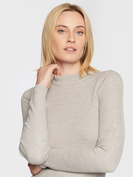 Maglione LK-248RIGBYG Grigio Slim Fit