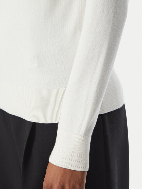 Tommy Hilfiger Tommy Hilfiger Пуловер WW0WW51383 Кремав Slim Fit