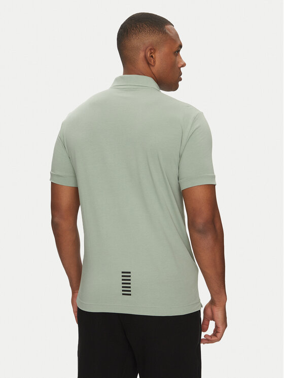 EA7 Emporio Armani EA7 Emporio Armani Polo 8NPF14 PJVQZ U9024 Zielony Regular Fit