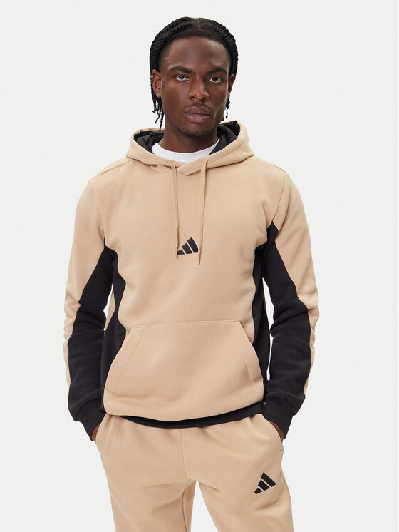 adidas adidas Dres Fleece Colorblock KB5265 Beżowy Regular Fit