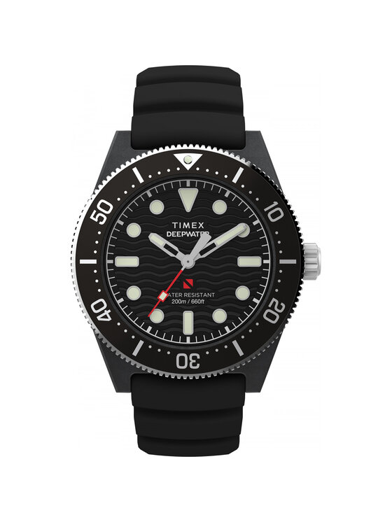 Timex Timex Zegarek TW2Y02200 Czarny