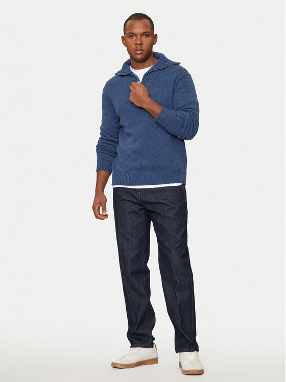 United Colors Of Benetton United Colors Of Benetton Pulover 103MU200Z Mornarsko modra Regular Fit