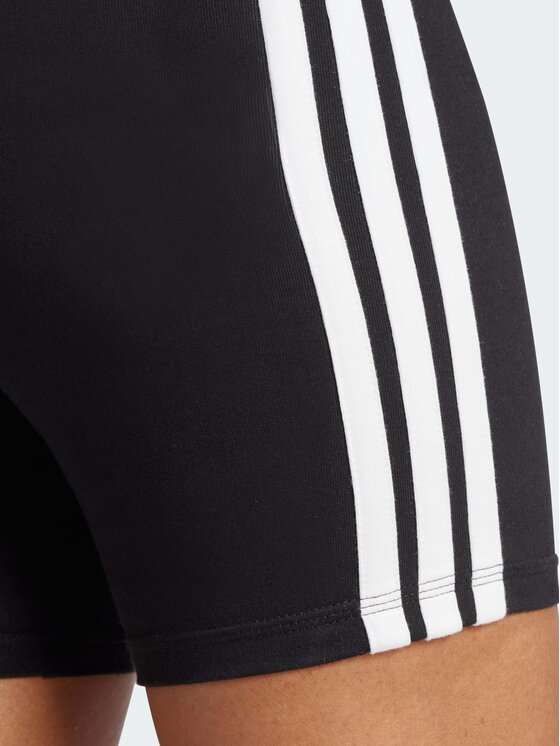 adidas adidas Szorty materiałowe 140909 Czarny Fitted Fit