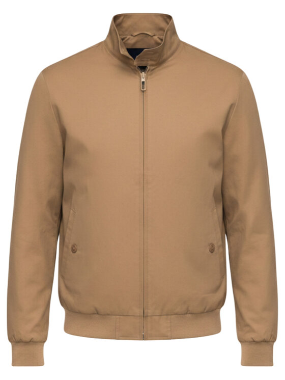 Ombre Ombre Kurtka przejściowa C582 Brązowy Regular Fit