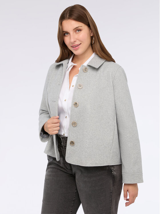 Fiorella Rubino Fiorella Rubino Cappotto invernale 8390T000338N013 Grigio A-Line Fit