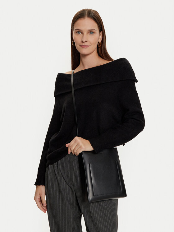 Calvin Klein Calvin Klein Rankinė Line Ns Crossbody Lth Bag LV04F3005G Juoda