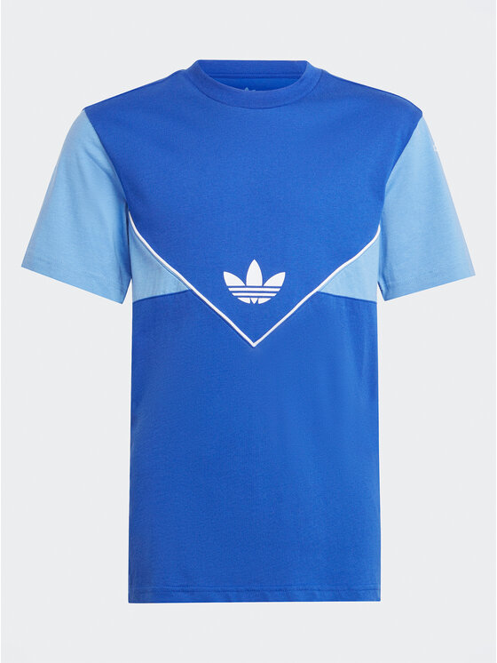 simplemente manguera una vez adidas T-Shirt Adicolor T-Shirt IC6242 Blau Regular Fit • Modivo.at