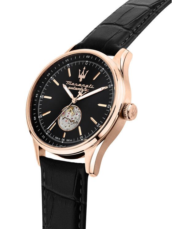 Maserati Maserati Годинник Sorpasso Open Heart Automatic R8821124001 Чорний