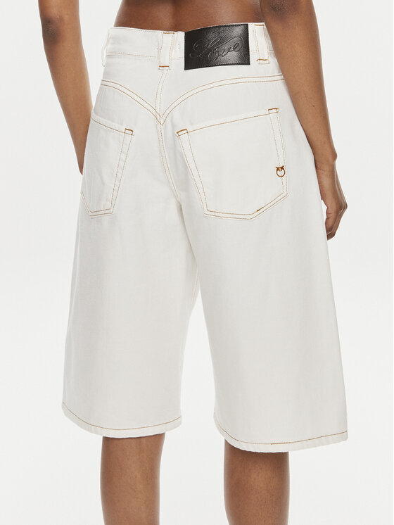 PINKO Pinko Farmer rövidnadrág Xmen 103626 A1VD Fehér Regular Fit