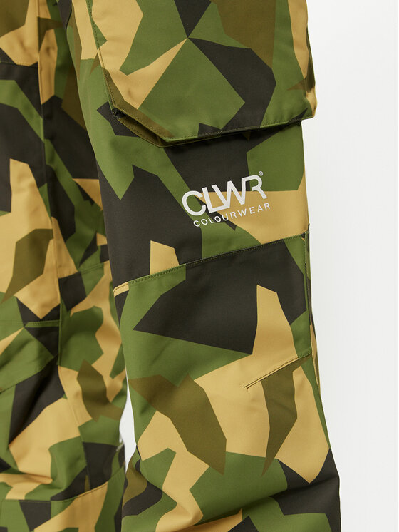 Colourwear Colourwear Skijaške hlače Flight Pants 7010300 Zelena Regular Fit