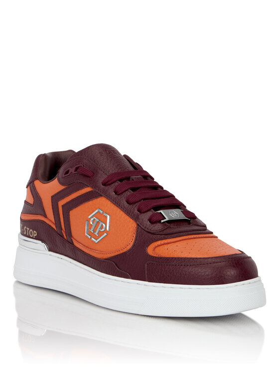 PHILIPP PLEIN PHILIPP PLEIN Sneakersy 31318 Bordowy