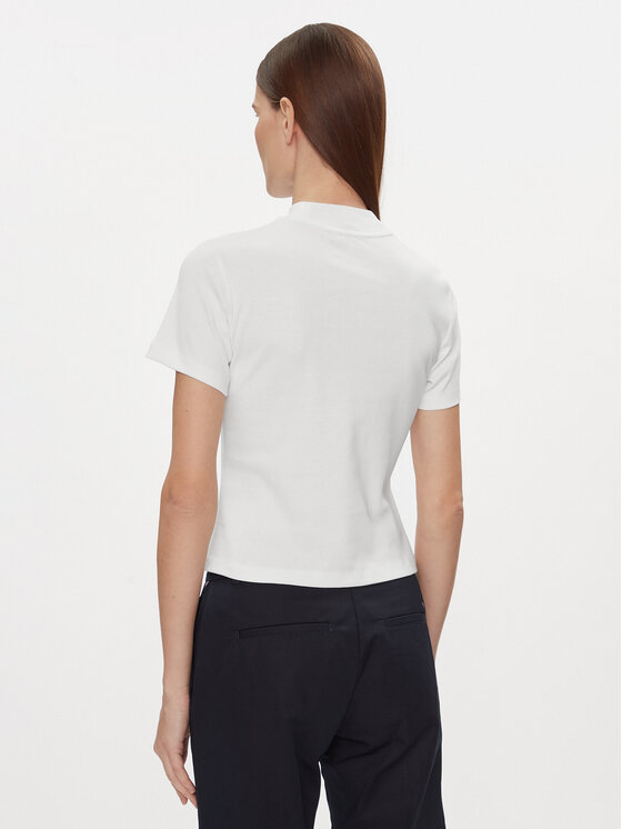 Tommy Hilfiger Tommy Hilfiger Póló New Cody WW0WW40586 Fehér Slim Fit