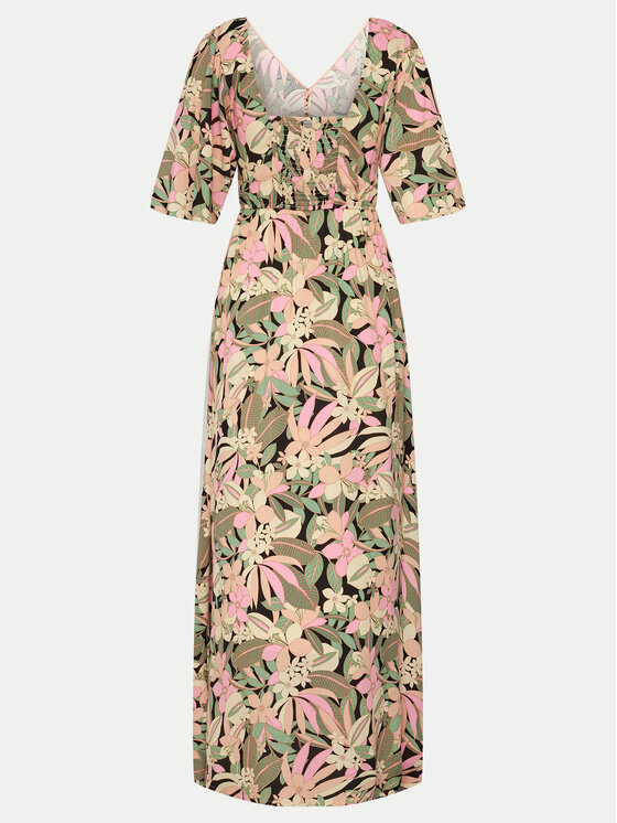 Roxy Roxy Ljetna haljina Peaceful Swell Again ERJWD03789 Šarena Regular Fit