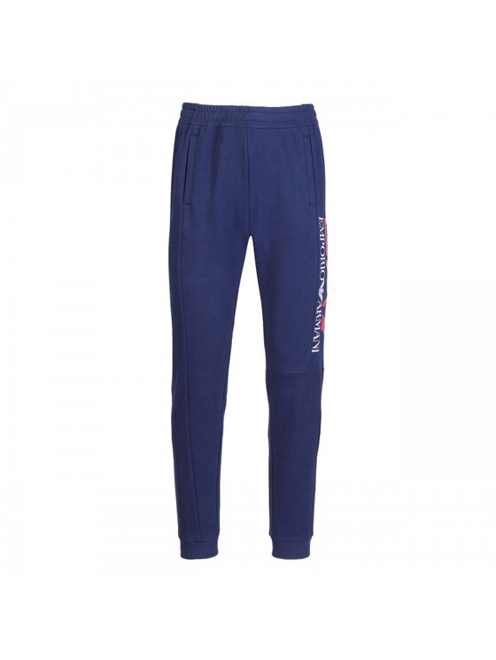 EA7 Emporio Armani EA7 Emporio Armani Teplákové nohavice 3RPP56 PJLSZ 1554 Tmavomodrá Regular Fit