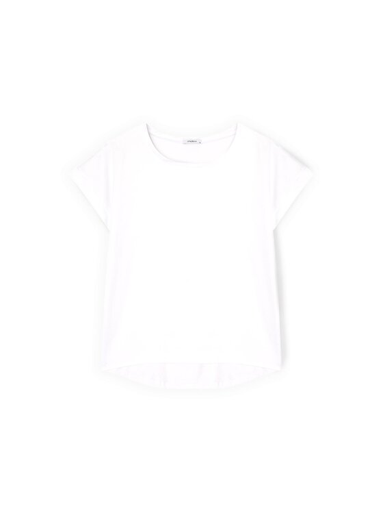 Motivi Motivi T-Shirt G063W203581N011 Biały Boxy Fit