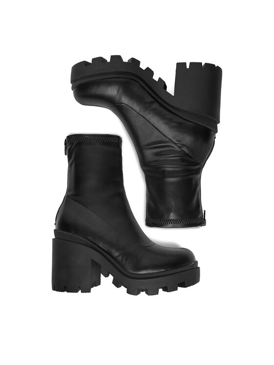 DeeZee DeeZee Čizme ZB362-2 Crna