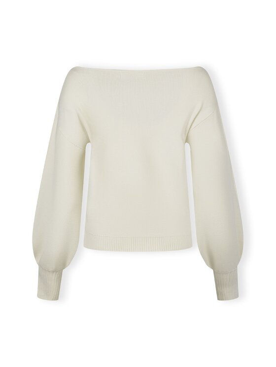 minoti minoti Sweter 26WKNIT6 Écru Regular Fit