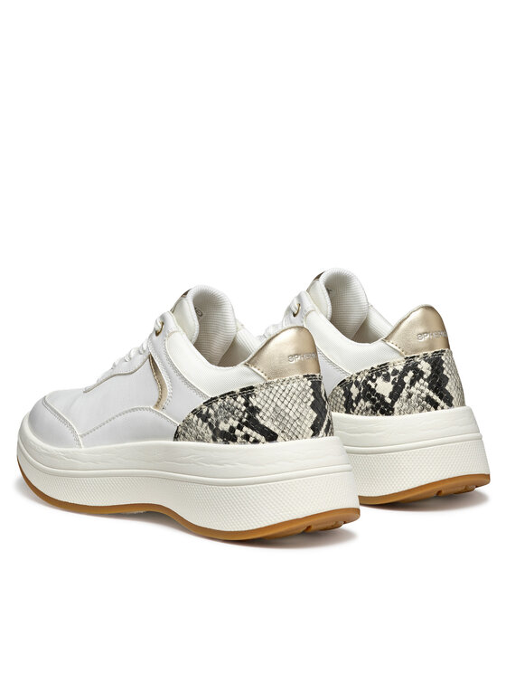 Geox Geox Snīkeri D Spherica Ecub-3 D46WTB 0BCAR C0405 Balts