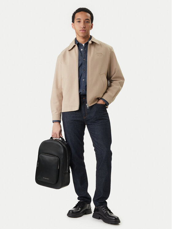 Tommy Hilfiger Tommy Hilfiger Ruksak Th Business Leather Backpack AM0AM14162 Crna