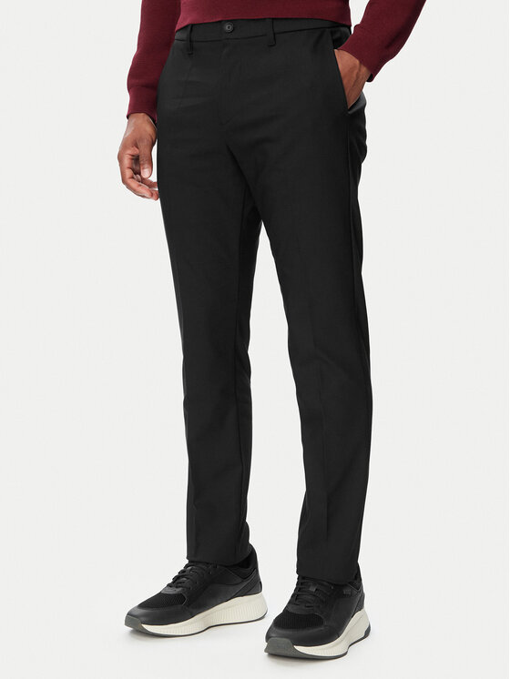 BOSS BOSS Chinosy TR_CommuterSL NextCo 50569813 Czarny Slim Fit