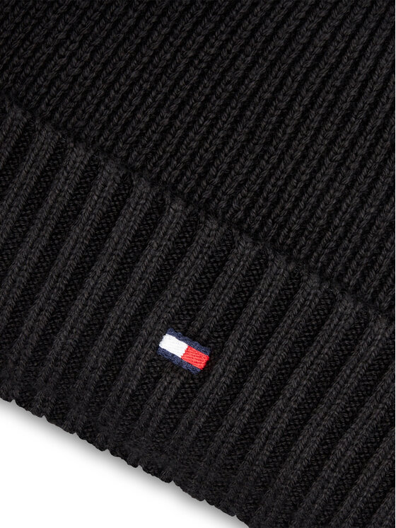 Tommy Hilfiger Tommy Hilfiger Шапка Flag AM0AM12796 Черен