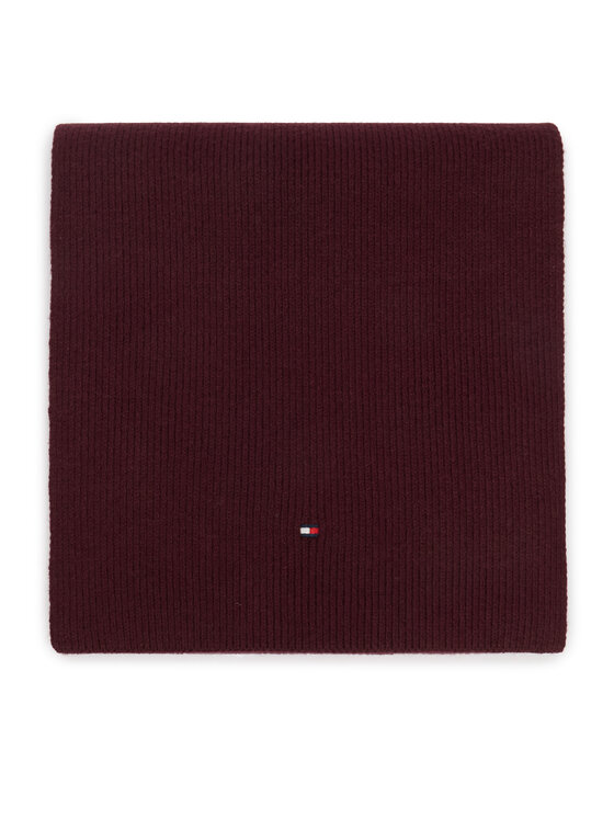 Tommy Hilfiger Tommy Hilfiger Zestaw szalik i czapka AW0AW19136 Bordowy