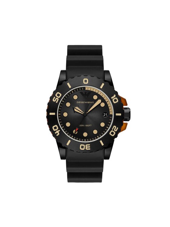 Emporio Armani Emporio Armani Ročna ura Aqua AR11539 Črna