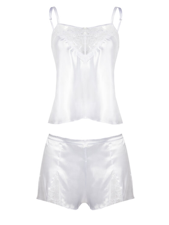 DKaren Lingerie DKaren Lingerie Komplet bielizny Zala Biały Classic Fit