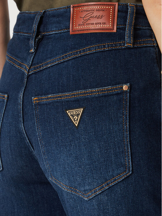 Guess Guess Дънки W6YA82 D1334 Тъмносин Wide Leg