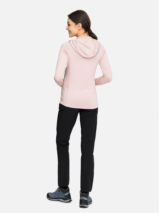 Viking Viking Bluza Birger Lady Hoodie Różowy jasny Reglan Fit