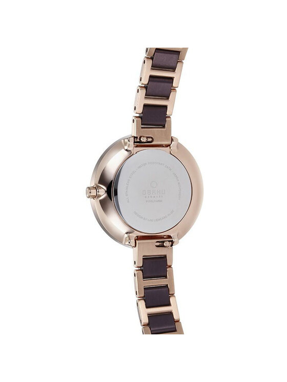 Obaku Obaku Zegarek V195LXVNSN Brązowy