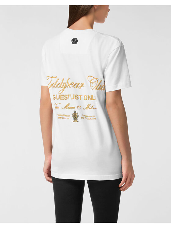 PHILIPP PLEIN PHILIPP PLEIN T-Shirt 27407 Biały Over Fit