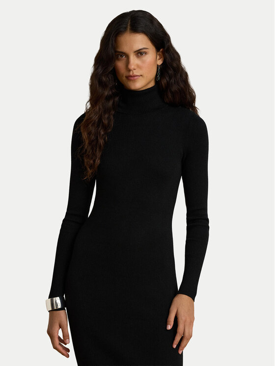 LAUREN RALPH LAUREN LAUREN RALPH LAUREN Трикотажна сукня 200P14784001 Чорний Slim Fit