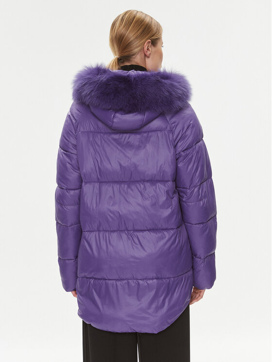 Fracomina Fracomina Зимно яке FJ23WC3001O42301 Виолетов Regular Fit