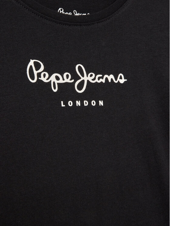 Pepe Jeans Pepe Jeans T-Shirt Wenda PG502960 Czarny Regular Fit