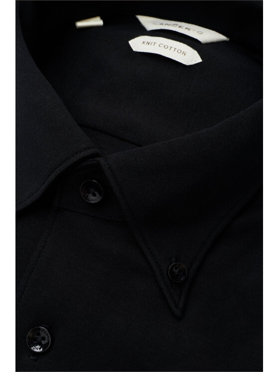 Lancerto Lancerto Koszula Lussano KO073126000060 Czarny Regular Fit