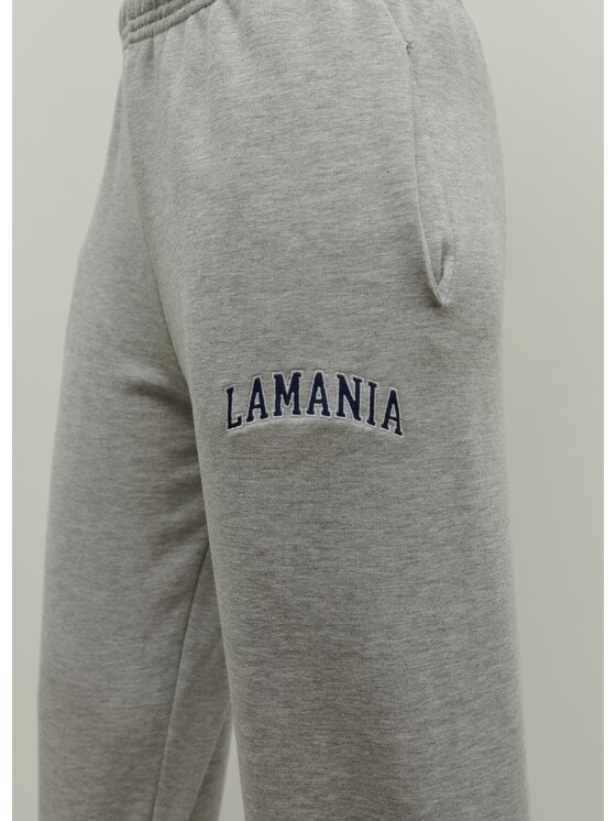 La Mania La Mania Spodnie dresowe ANGELES 2 Szary Classic Fit