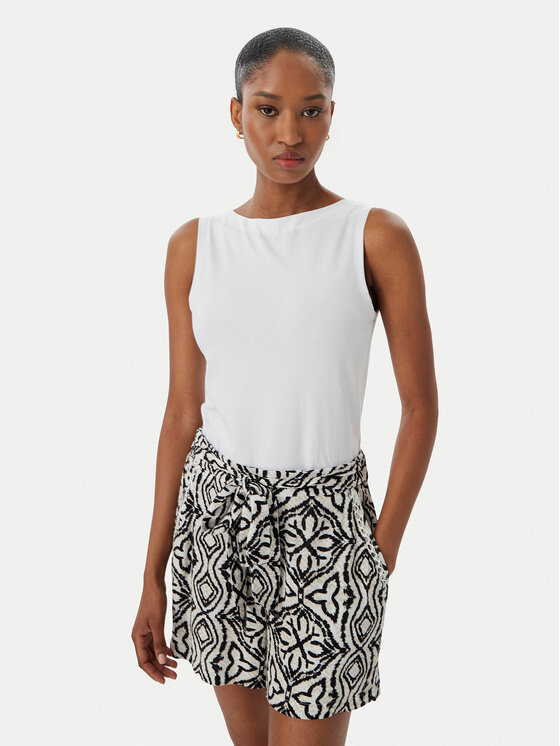 Vero Moda Vero Moda Top Panda 10314416 Alb Slim Fit