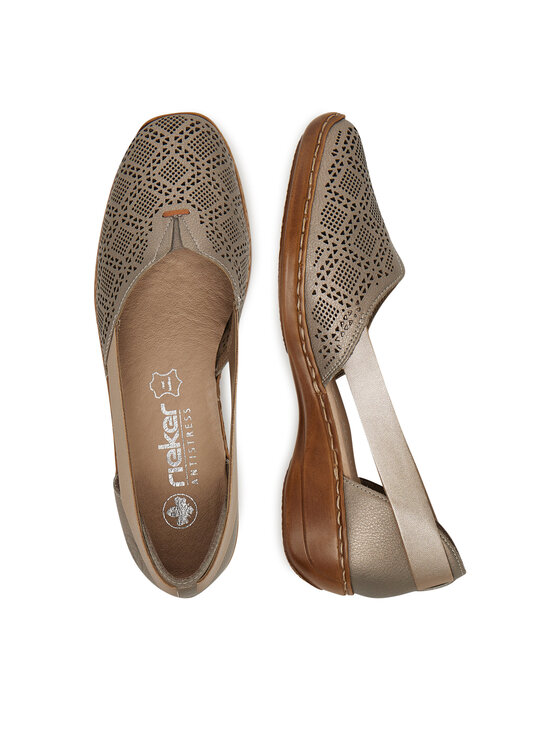 Rieker Rieker Pantofi 41351-90 Bej