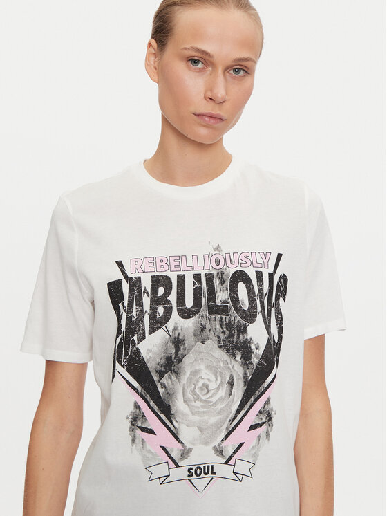 ONLY ONLY T-shirt Lulu 15307345 Bijela Regular Fit