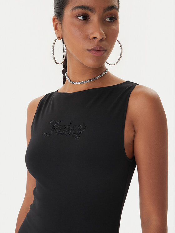Juicy Couture Juicy Couture Sukienka codzienna Canyon JCWED225318 Czarny Slim Fit