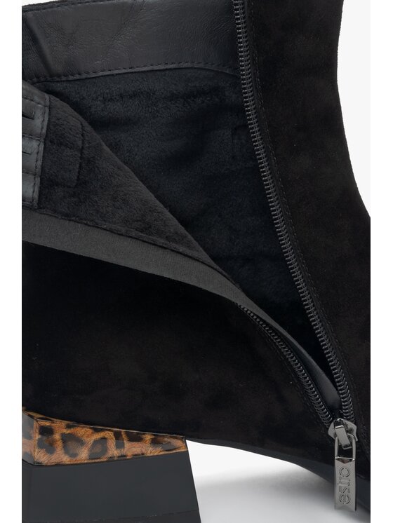 Estro Estro Μποτάκια ER00115957 Μαύρο