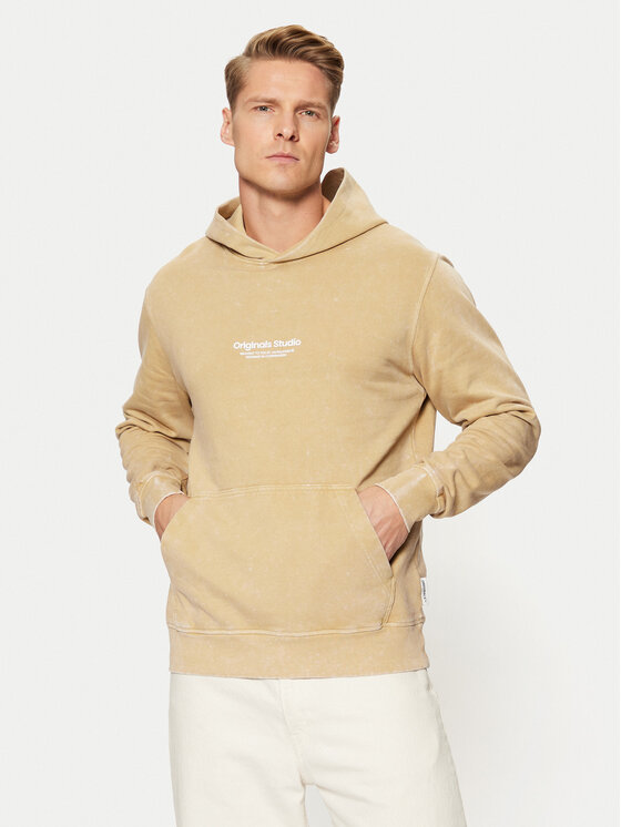 Férfi Pulóver Jack&Jones, Méret: L, Bézs, Vesterbro 12267037