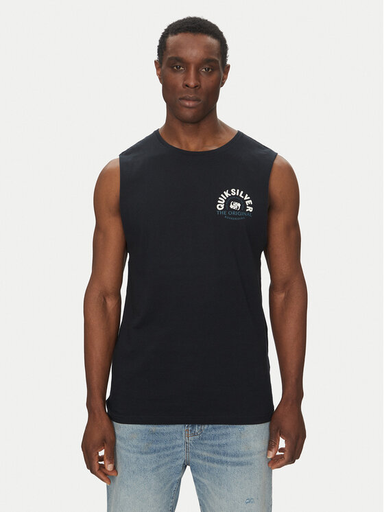 Quiksilver Tank top EQYZT08029 Čierna Relaxed Fit