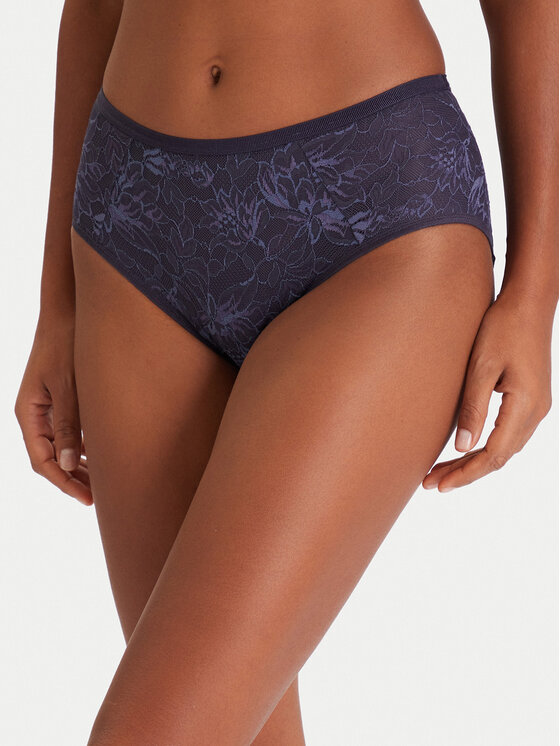 Triumph Klasszikus magas derekú alsó Amourette Charm 10216997 Sötétkék