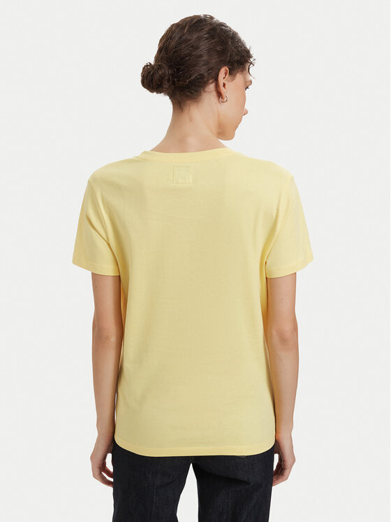 Beverly Hills Polo Club Beverly Hills Polo Club T-krekls P-SS26W-TS5165188 Dzeltens Regular Fit