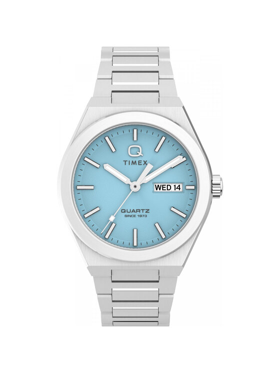 Timex Timex Zegarek TW2Y35200 Srebrny