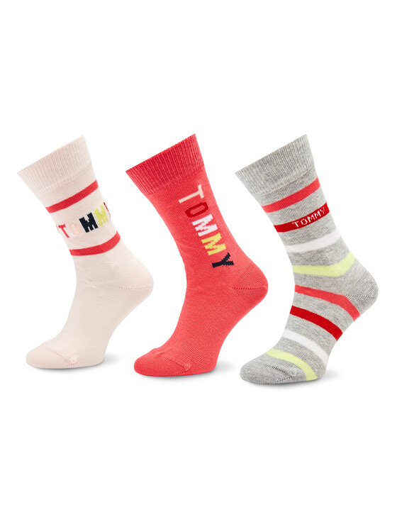 Set di 3 paia di calzini lunghi da bambini Tommy