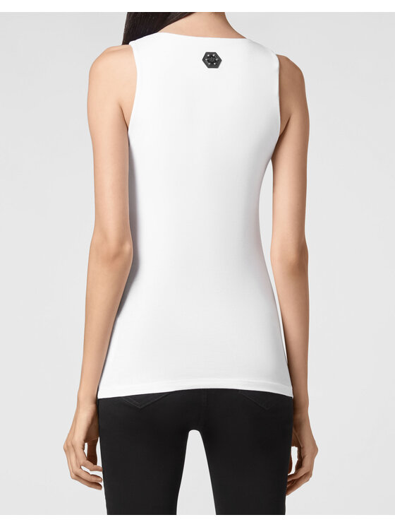 PHILIPP PLEIN PHILIPP PLEIN Smanicato 1933 Bianco Skin Tight Fit