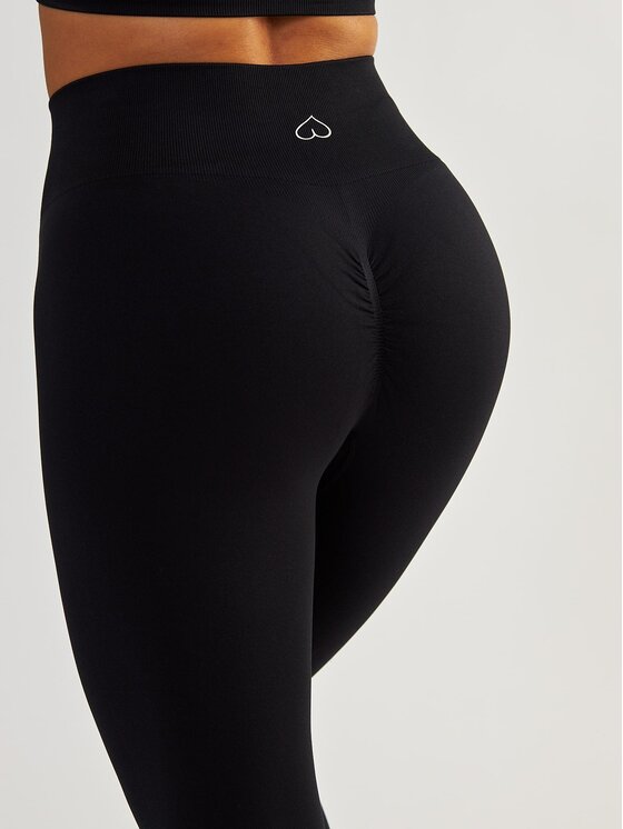BeShaped BeShaped Legginsy Modelujące - Gym Queen Czarny Shaping Fit